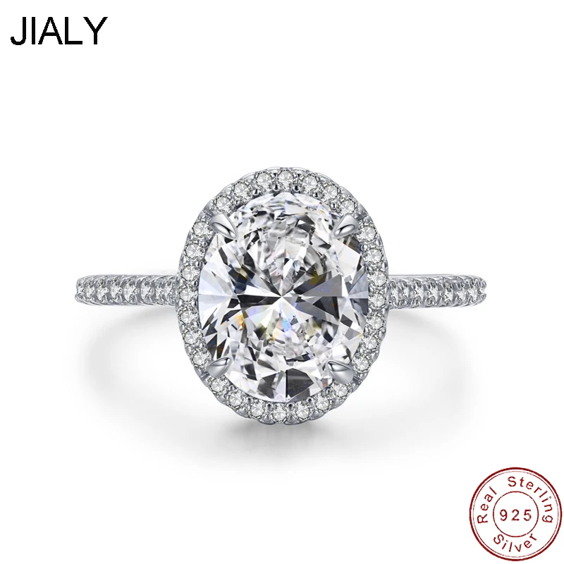 

Новое изысканное европейское кольцо с цирконом AAA S925, стерлинговое серебро, овальное яйцо, обручальное кольцо для женщин, подарок на день рождения, свадьбу, ювелирные изделия