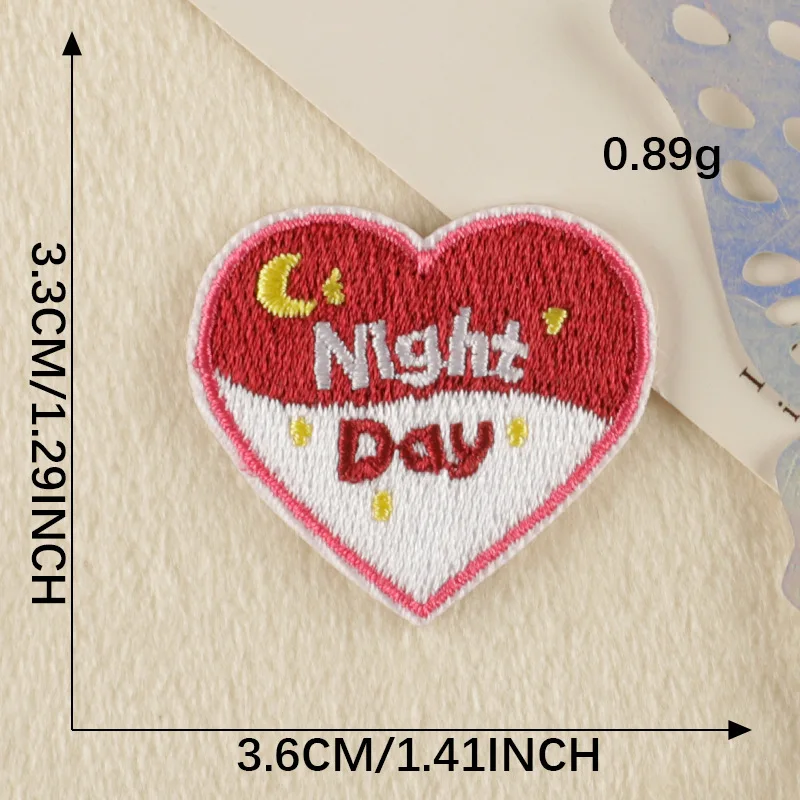 3M Emblem Embroidered Cloth Stickers Cartoon Flowers DIY Iron Clothing Patches