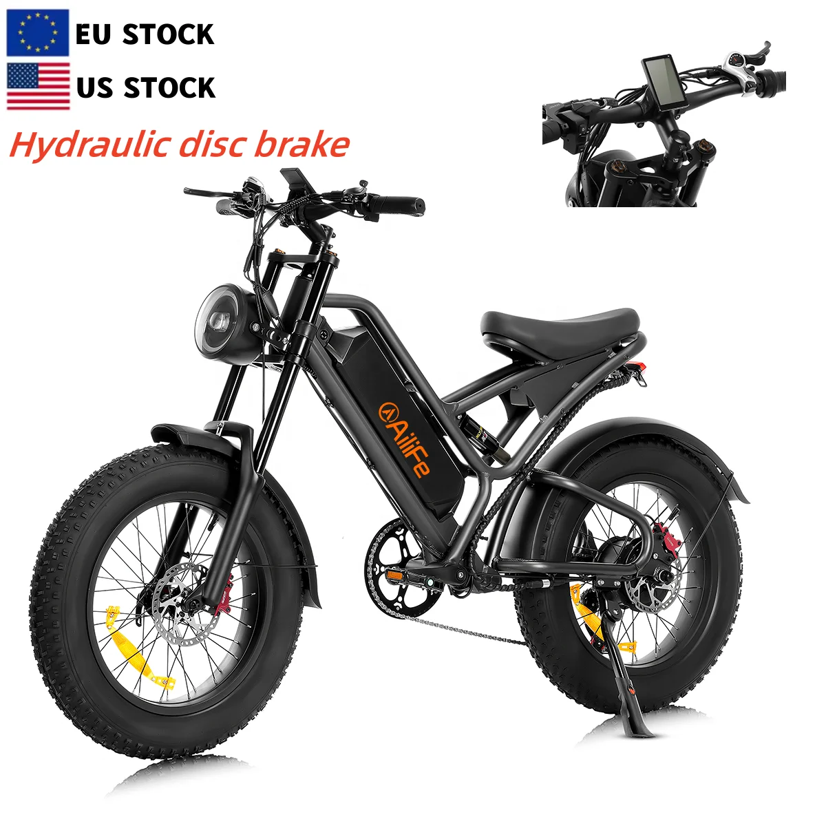 750W 48V Fast Multifunction Folding Mountain Road Fat Tire Electric Bike