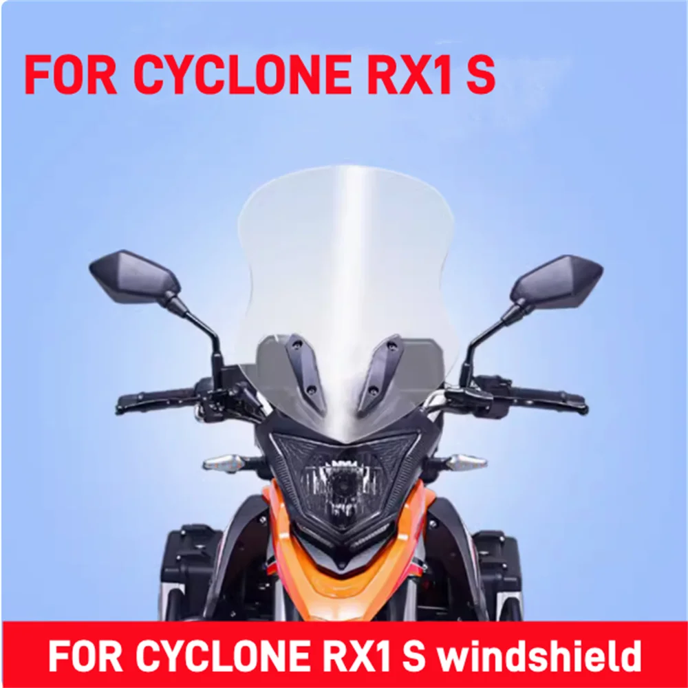 Для Zongshen CYCLONE RX1 S с приподнятым и расширенным лобовым стеклом