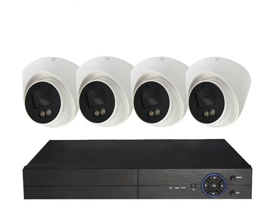 H.265 2MP TUYA Smart Video Security Сетевая камера видеонаблюдения 1080P HD Set System 8CH Camara De Seguridad POE NVR Kit