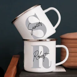 Custom Initials and Name Personalized Cup Coffee Drink Mug Birthday Proposal Party Decor Valentines Day Christmas New Years Gift