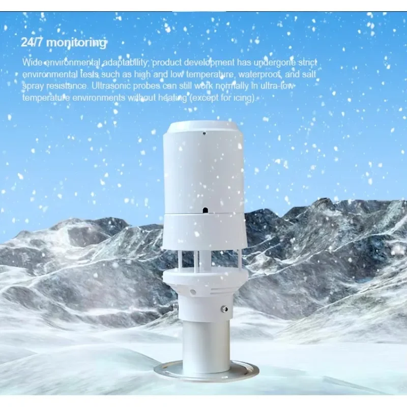 Ultrasonic Digital Anemometer Wind Speed Direction Transducer Measures 5 Meteorological Parameters Instrument For Wind Direction