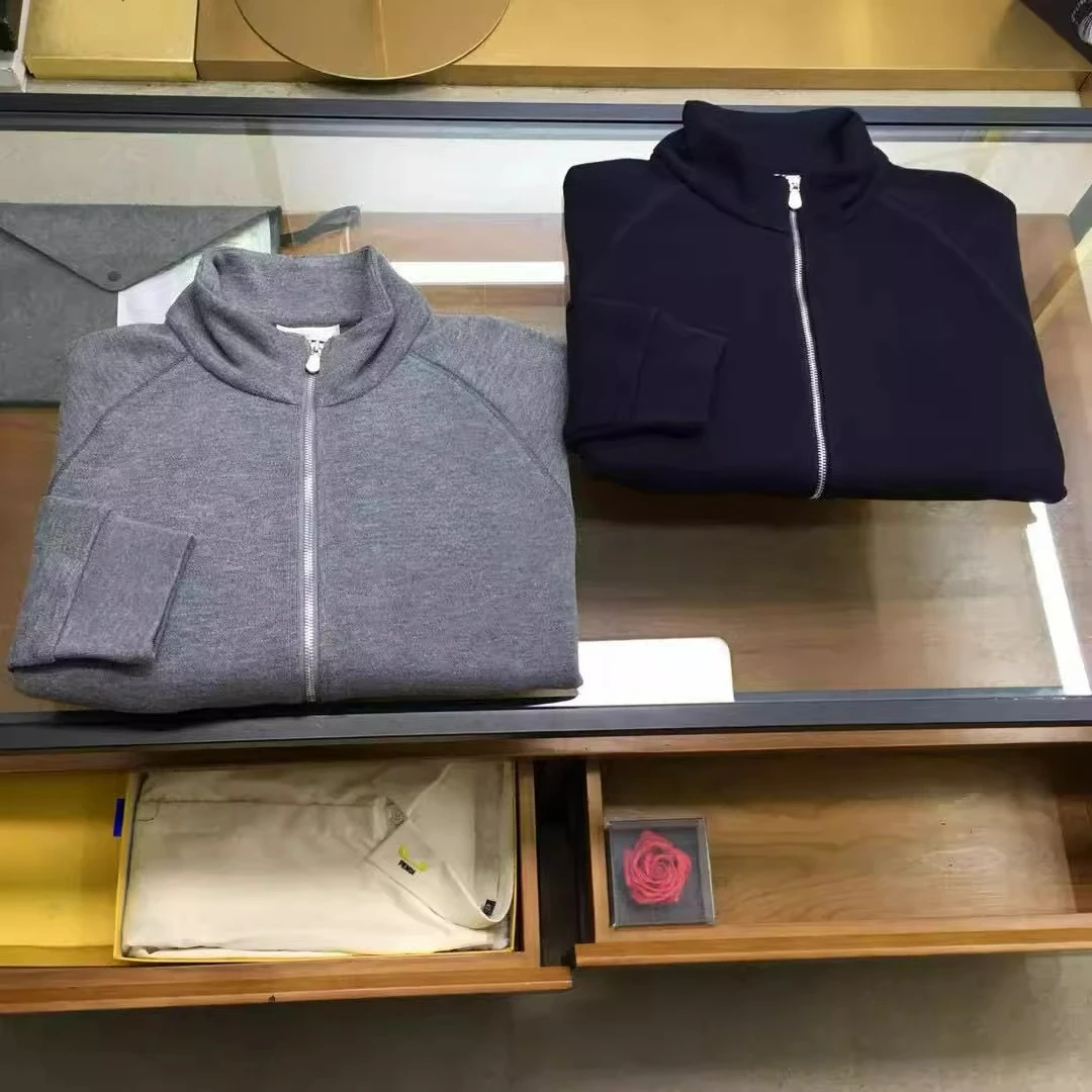 

BC итальянский осенне-зимний новый модный вязаный кардиган с воротником-стойкой, мужской деловой повседневный однотонный свитер, куртка