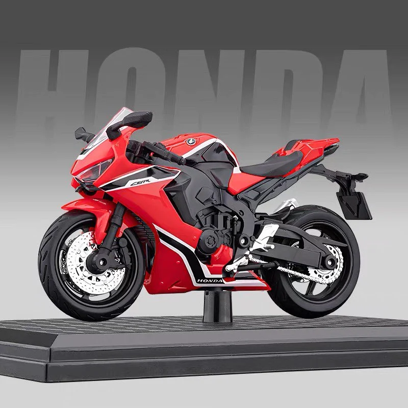 

1/18 Honda HRC CBR 1000RR Fire Blade, спортивный мотоцикл из сплава, литье под давлением, металлическая модель мотоцикла для уличных гонок, имитация подарков для детей
