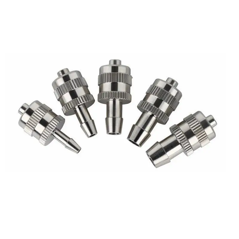 Dispensing Glue Subpackaging Syringe  Luer Lock Adapter Fitting Tracheal Connector Metal Material Parts