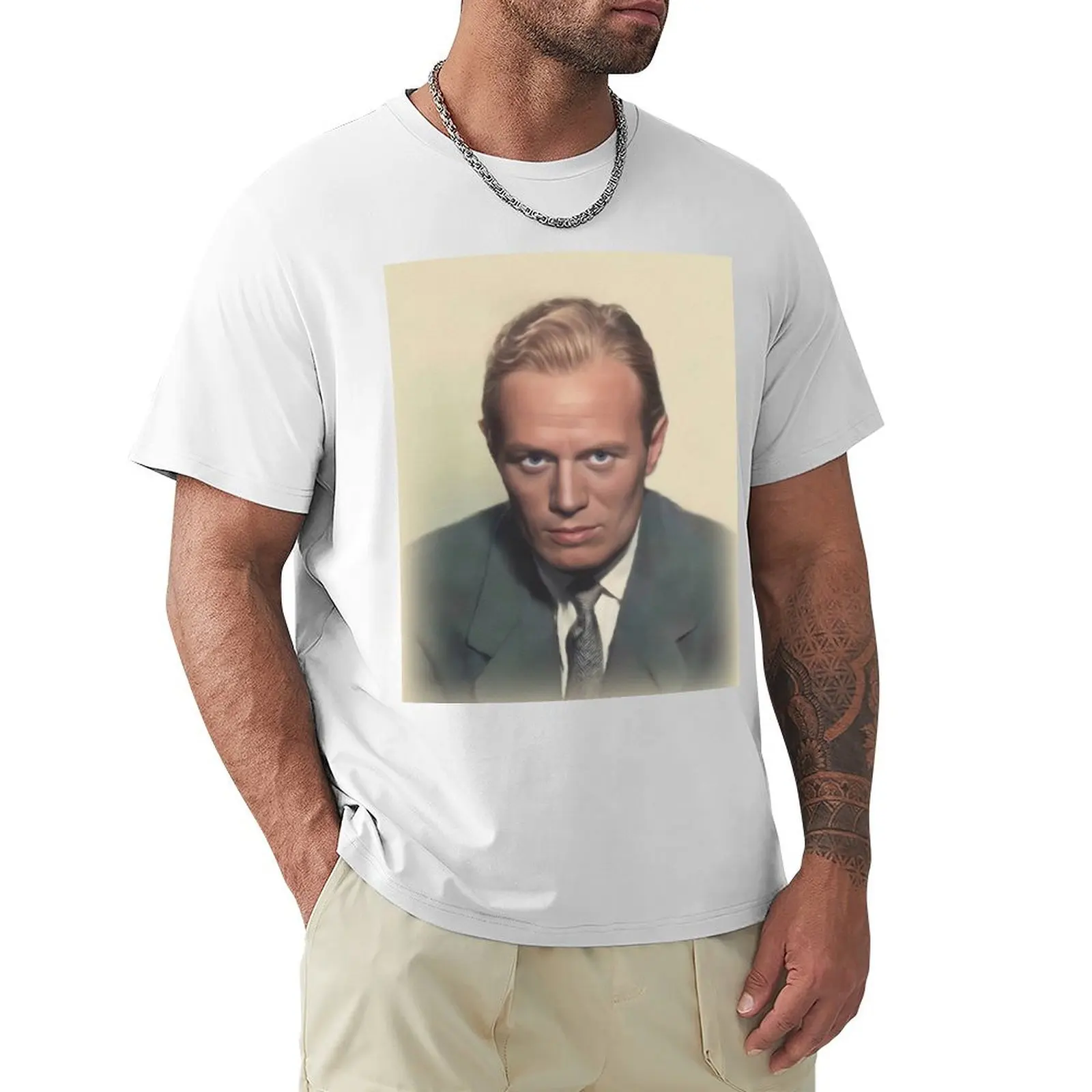 

Richard Widmark, Actor T-shirt customs design your own vintage summer top plus size tops t shirts men