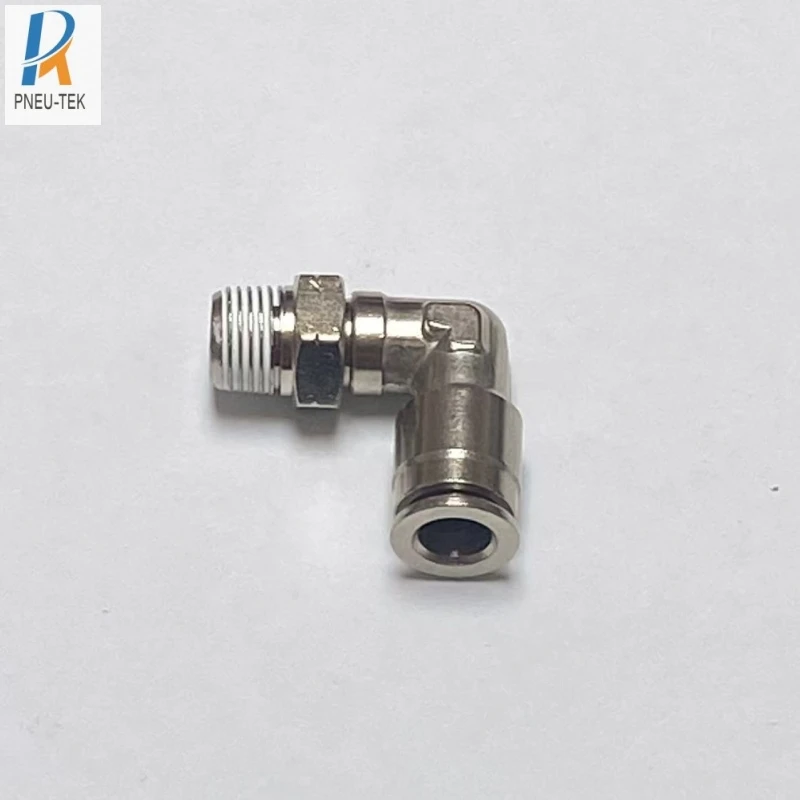 موصل سريع لهيكل القصب، موصل سريع مطلي بالنيكل النحاسي، تركيبات الدفع، تركيبات الأنابيب MPL1/4-NPT1/8