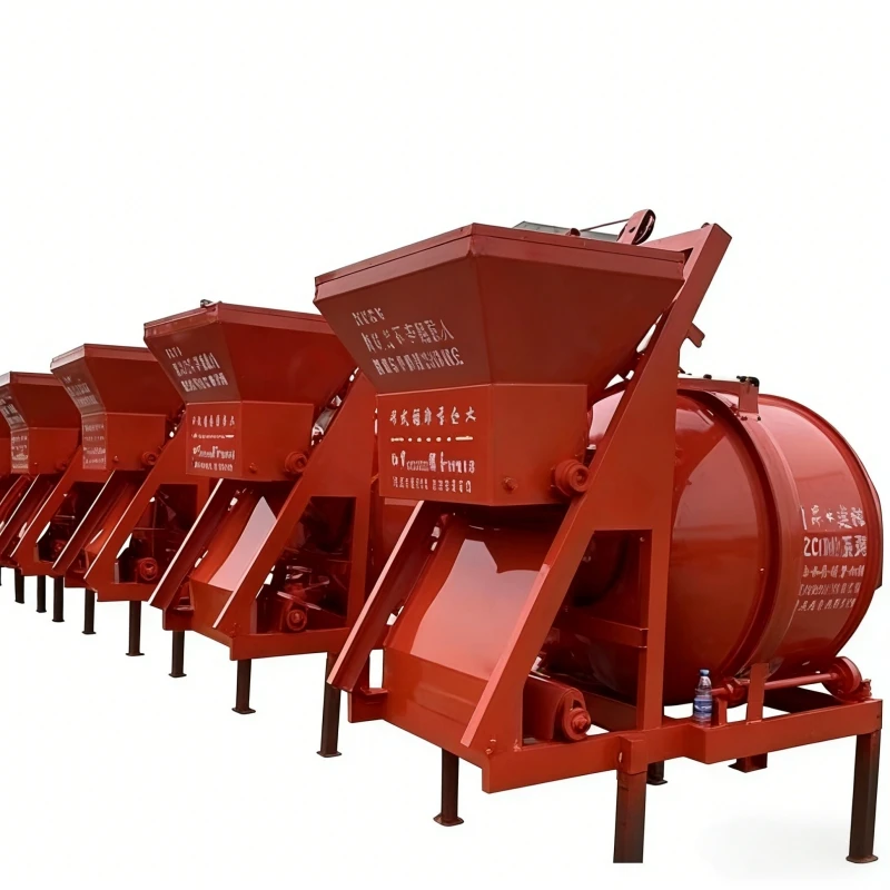 High Quality Diesel Mobile Ladder Mixer Convenient On-the-go Concrete Mixer High Efficiency And Low Energy Consumption