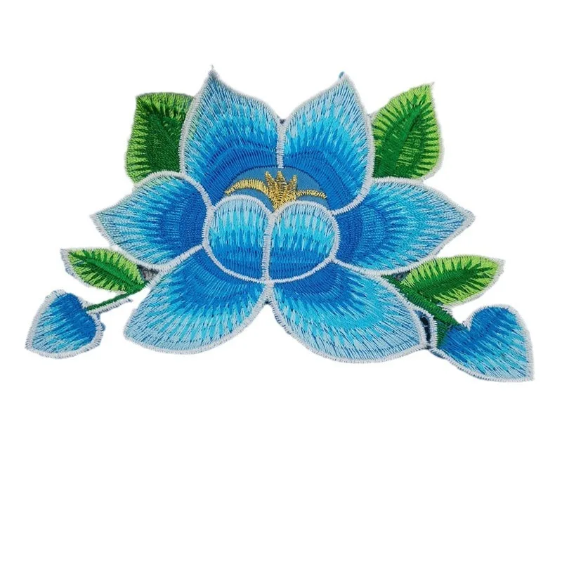 1pcs Flowe Iron on Patches for Clothing DIY Craft Supplies Heat-Adhesive on Woman Dress