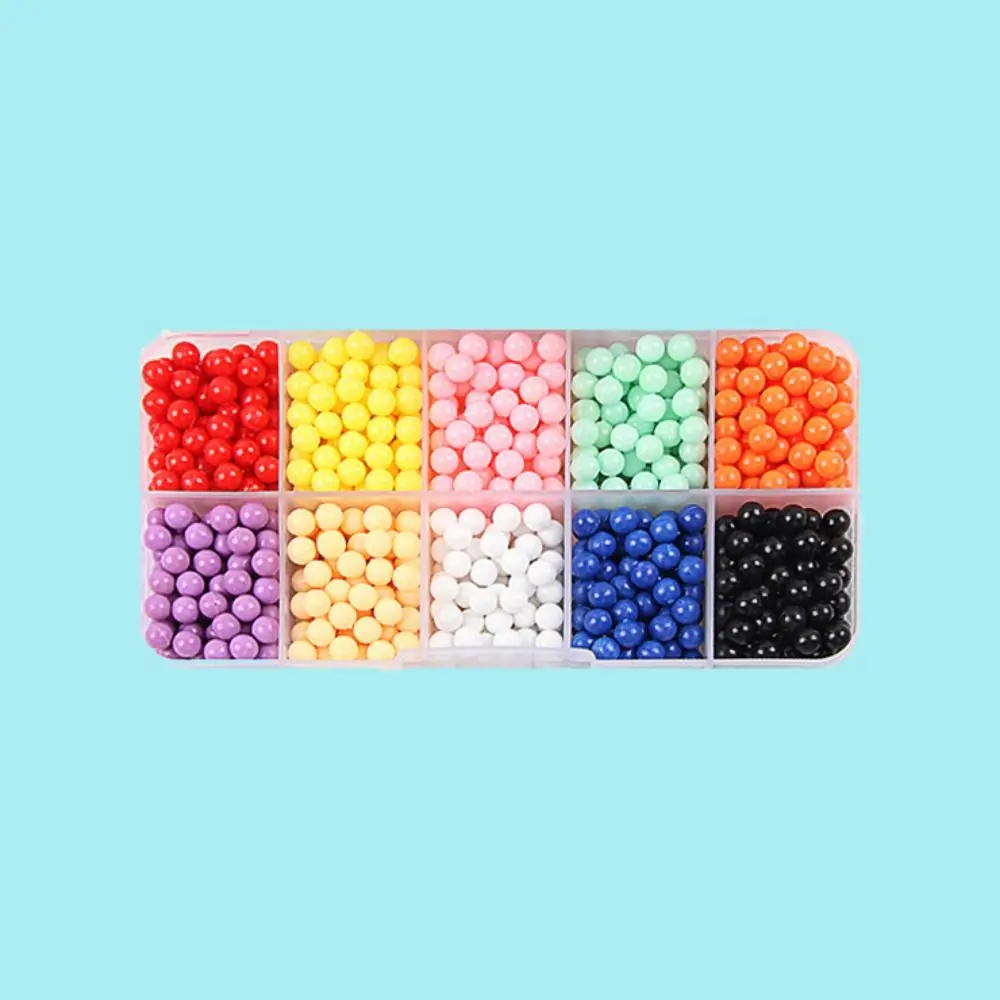 Handmade Magic Beads Set No Ironing 5mm Water Mist Magic Beads Melts When Exposed To Water Creative Water Mist Adhesive Beads