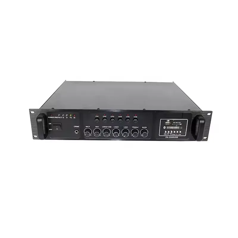 OEM/ODM PA Series 2U Audio Sound Standard 250 Watts High Professional Power Amplifier