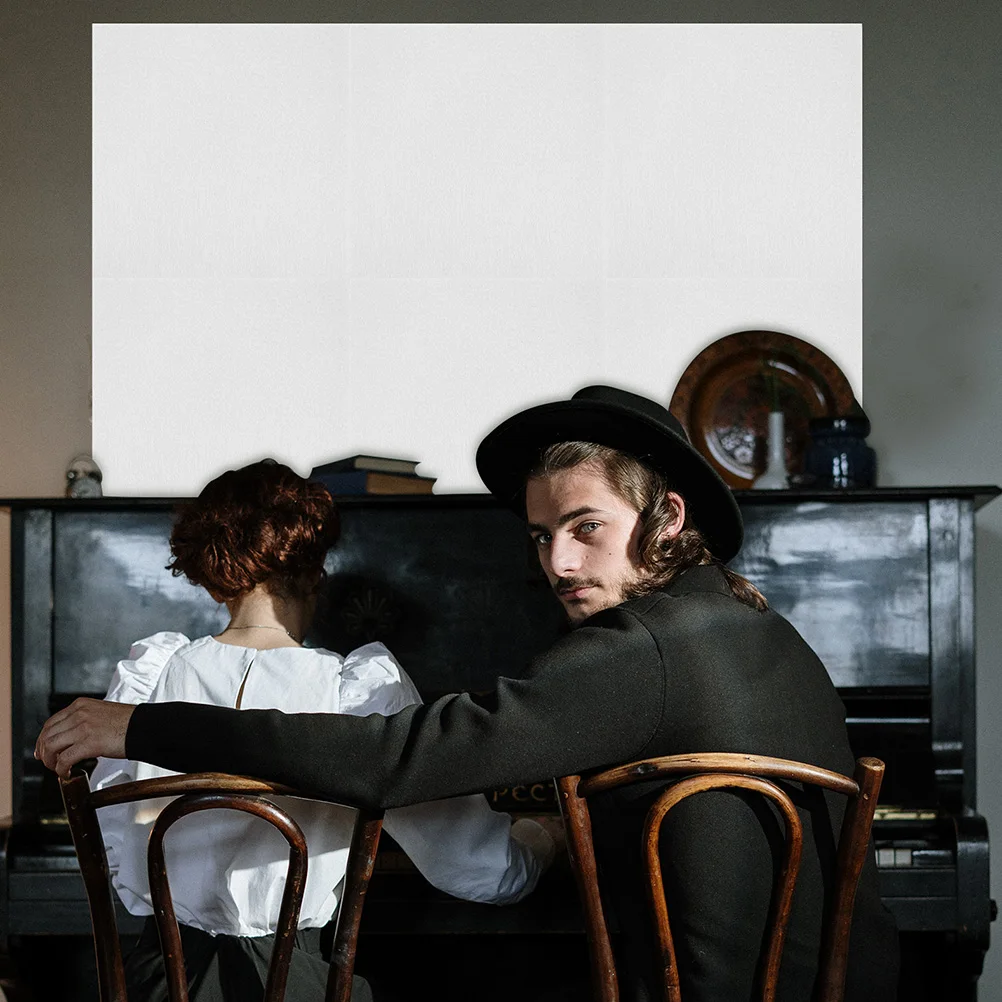 

2pcs Soundproof Wall Panels Sound Insulation Felt Acoustic Absorbing Board For Studio Office Theater Home Recording Sound