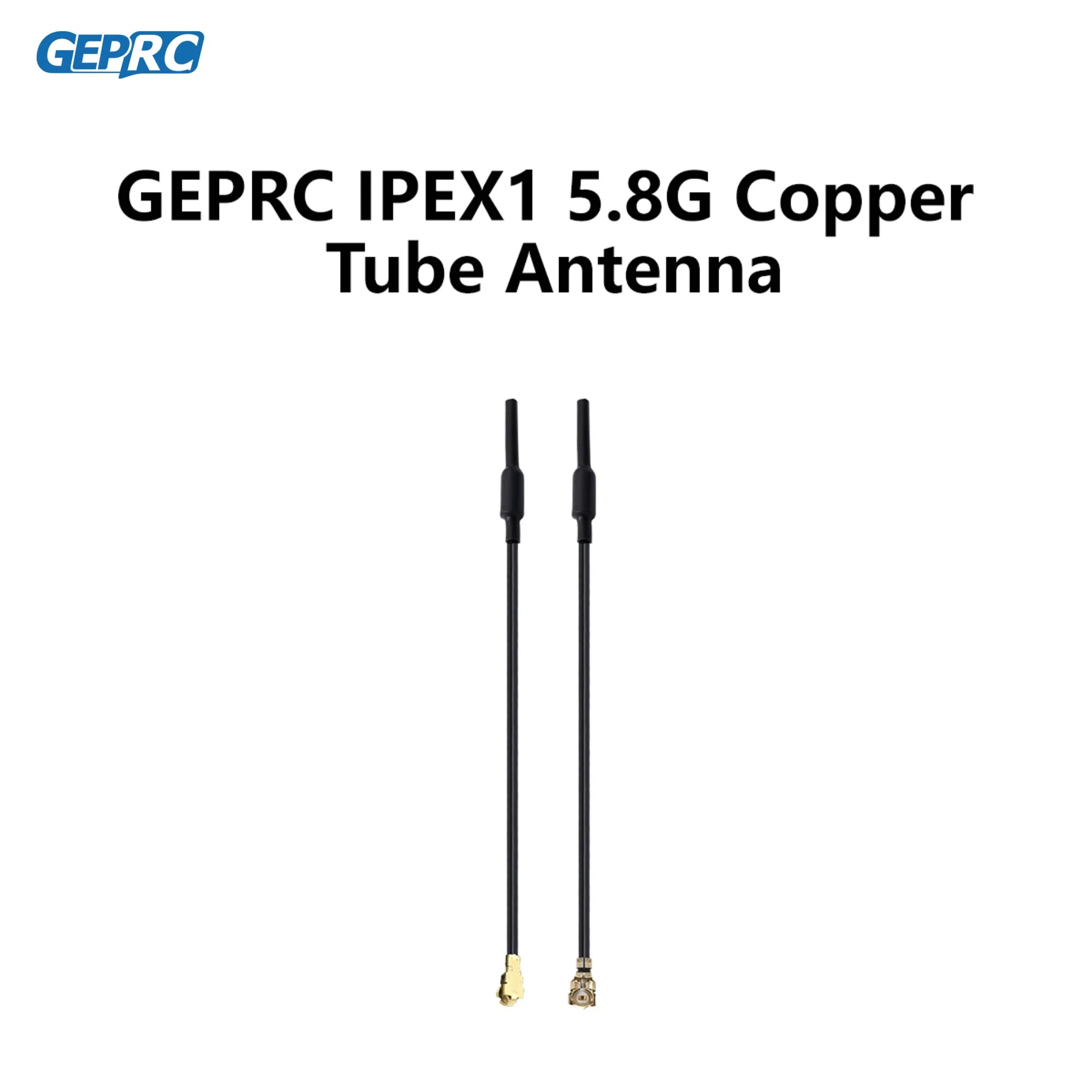 GEPRC-antena de tubo de cobre IPEX 5,8G, conector IPEX 2,4G, 5,8 GHz, bricolaje, RC, impedancia inferior, FPV, Quadcopter, piezas de estilo libre