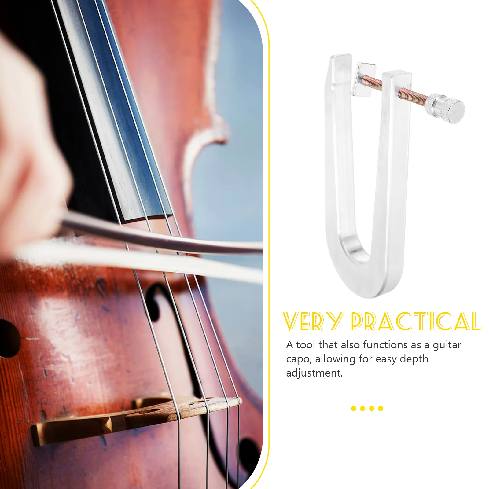 

Professional Violin Cello Beam Clamp Sticky Beam Making Tool Guitar Capo Excellent Sound Quality Playing Experience