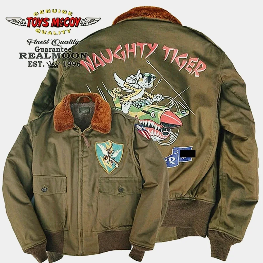 

TOYS Pure Military (TIGER) US Air Jacket с настоящим флисовым воротником