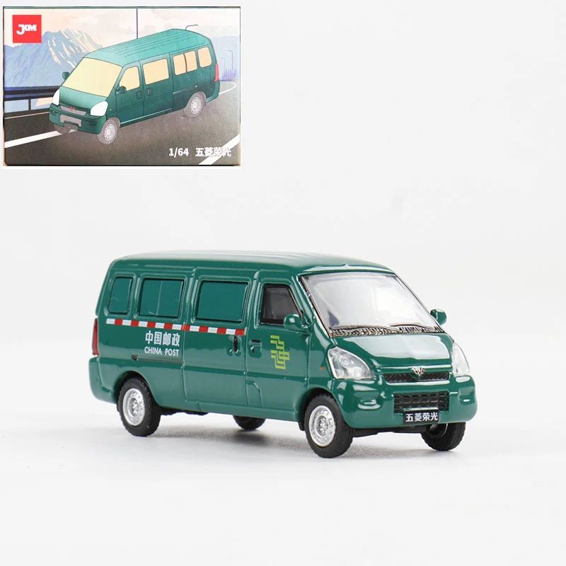 JKM 1/64 Wuling escala Van aleación modelo 4 colores colección juguetes para niños adornos nuevo