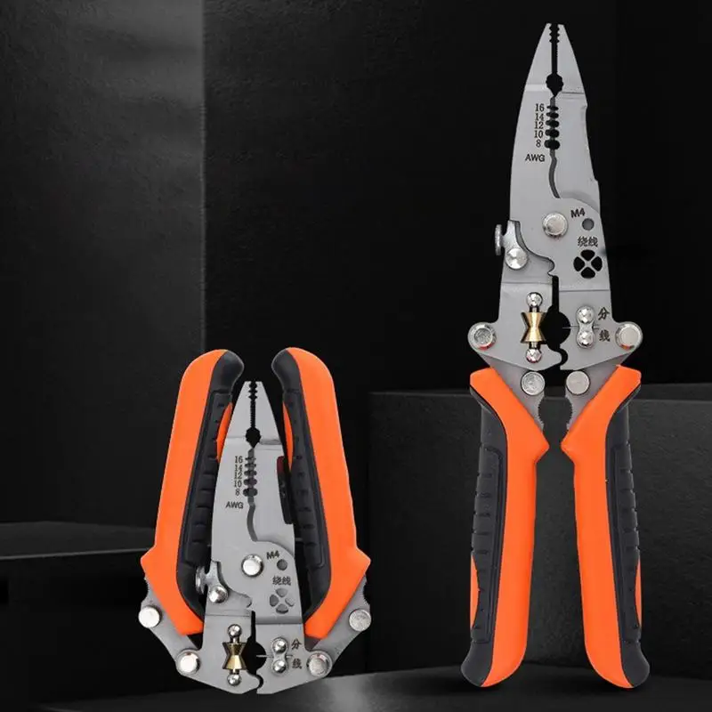 Wire Splicer Tool 12 In 1 Wire Stripper And Crimping Tool Professional Ergonomic Non-slip Handle Wire Crimping Tool For Clamping