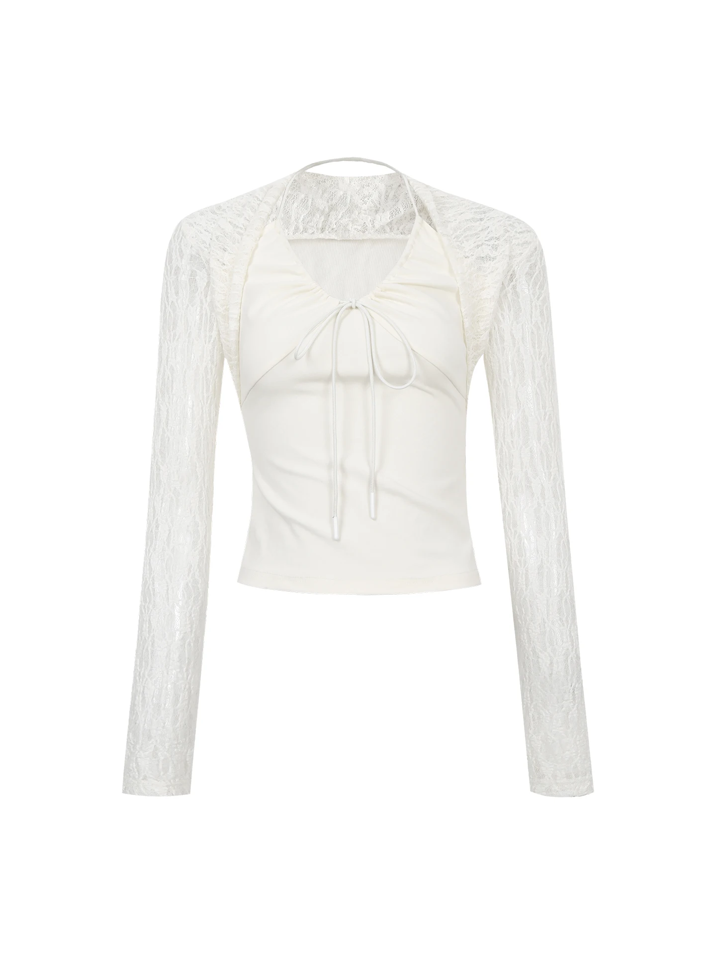 เสื้อซับในผู้หญิงแบบยาว เซ็กซี่ สวยงาม ทรงเข้ารูป ผ้าไนลอน ดีไซน์สองชิ้นในตัว เหมาะสำหรับใส่ทำงาน