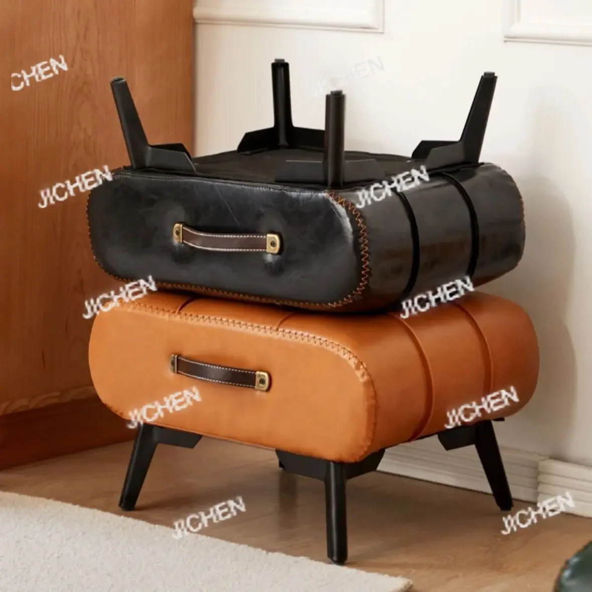 

Портативный низкий табурет JC Premium для дома, журнальный столик для гостиной, подставка для ног к дивану, табурет для переобувания, высокое качество