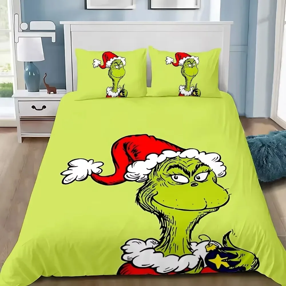 cartoon-g-grinchs-bedding-bet-duvet-cover-set-soft-wash-bed-2-3-piece-summer-comfortable-student-dormitory-home-baby-bedding-bet
