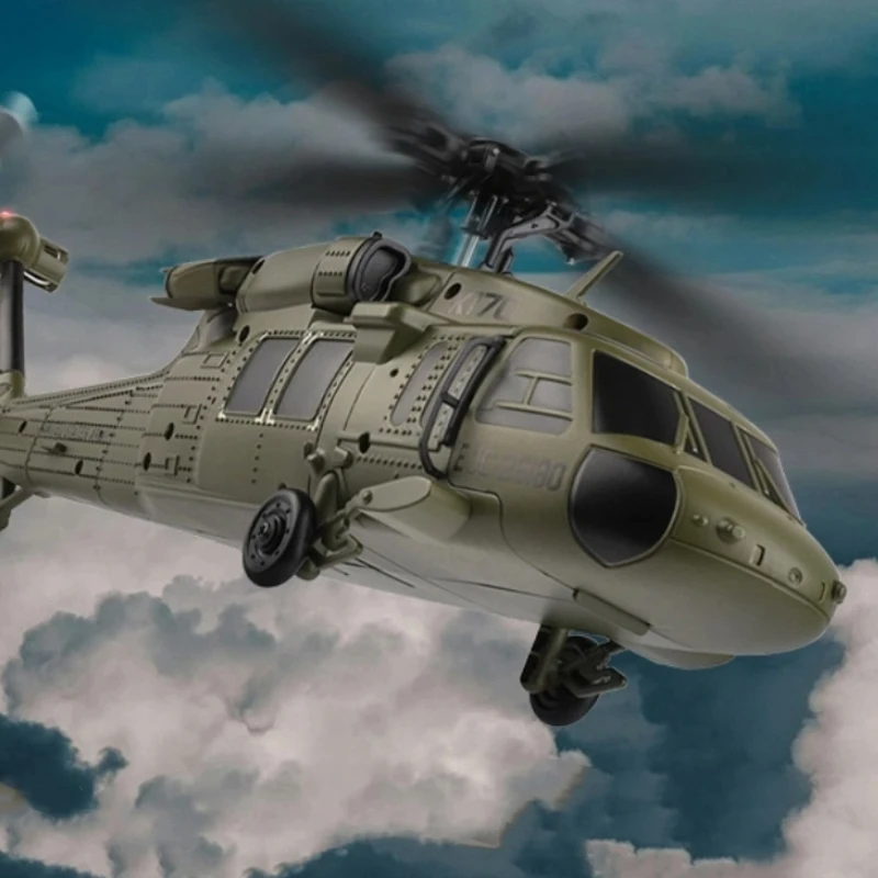 WLtoys بلاك هوك UH60L RC هليكوبتر 4CH فرش الارتفاع عقد التحكم عن بعد مقياس نموذج الطائرات الكهربائية محاكاة الطيران