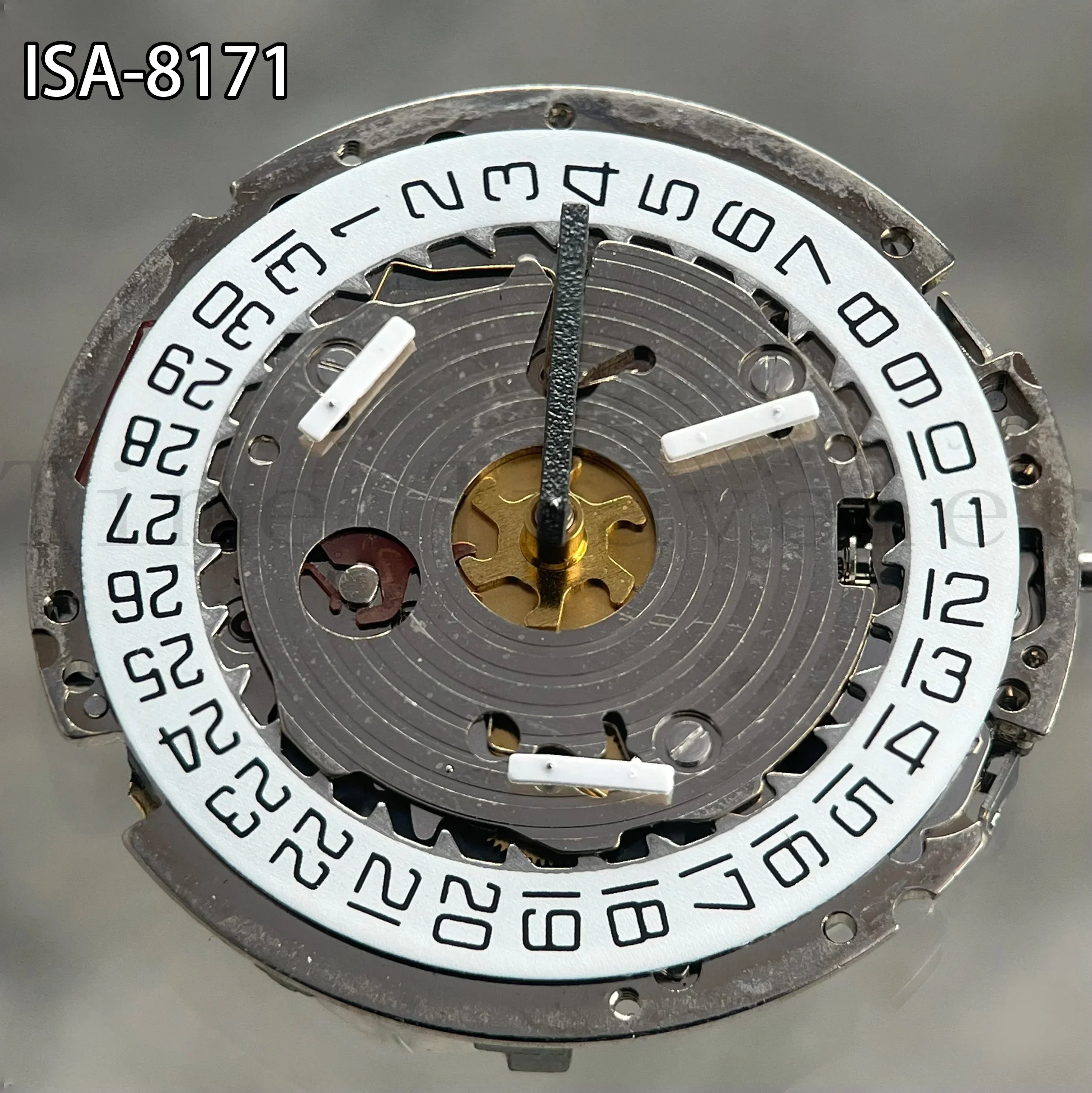 Watch Movement Accessories Genuine ISA 8171 Quartz Calibre Four-o\'clock Calendar Multifunctional Quartz Movement Watch Repair