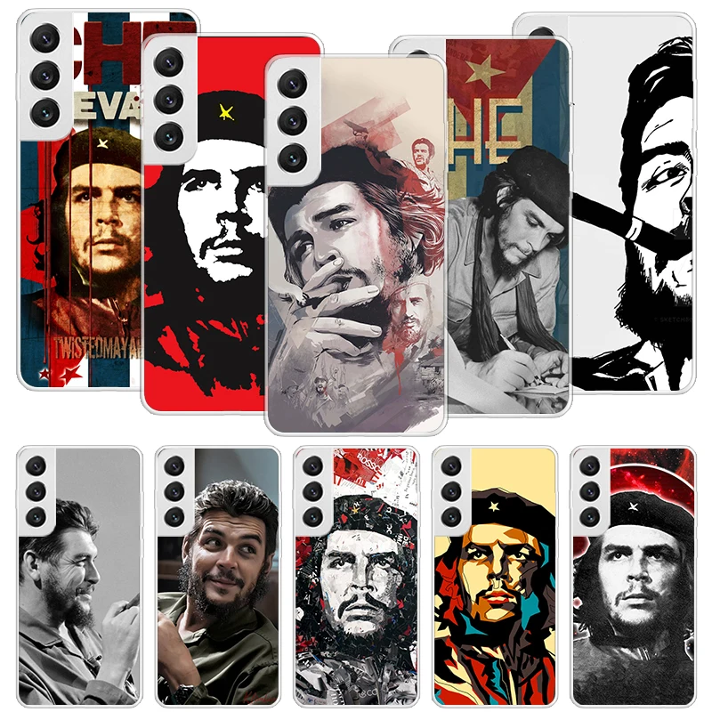 Che Guevara Cigarett Phone Case For Samsung Galaxy S23 S24 Ultra S20 FE S21 S22 Plus S10 S10E S9 S8 + Soft Cover Fundas