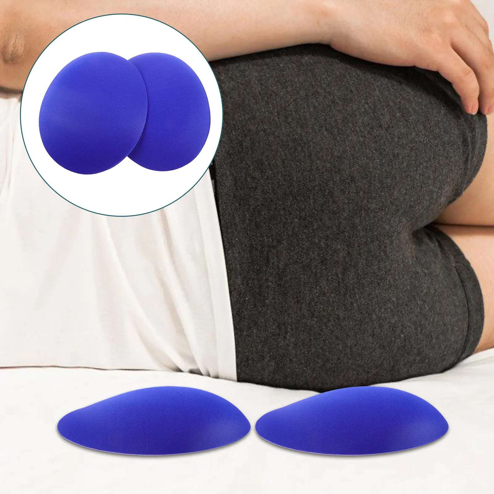 2Pcs 's Invisible Hip Padding Sponge Butt Enhancer Removable Breathable Butt Lifter for Sports Wedding Party