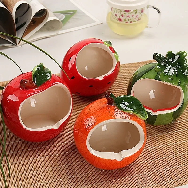 

Home Fruit Crafts Apple Ashtray Strawberry Living Room Decorations Watermelon European Creative Ashtray Party Gift