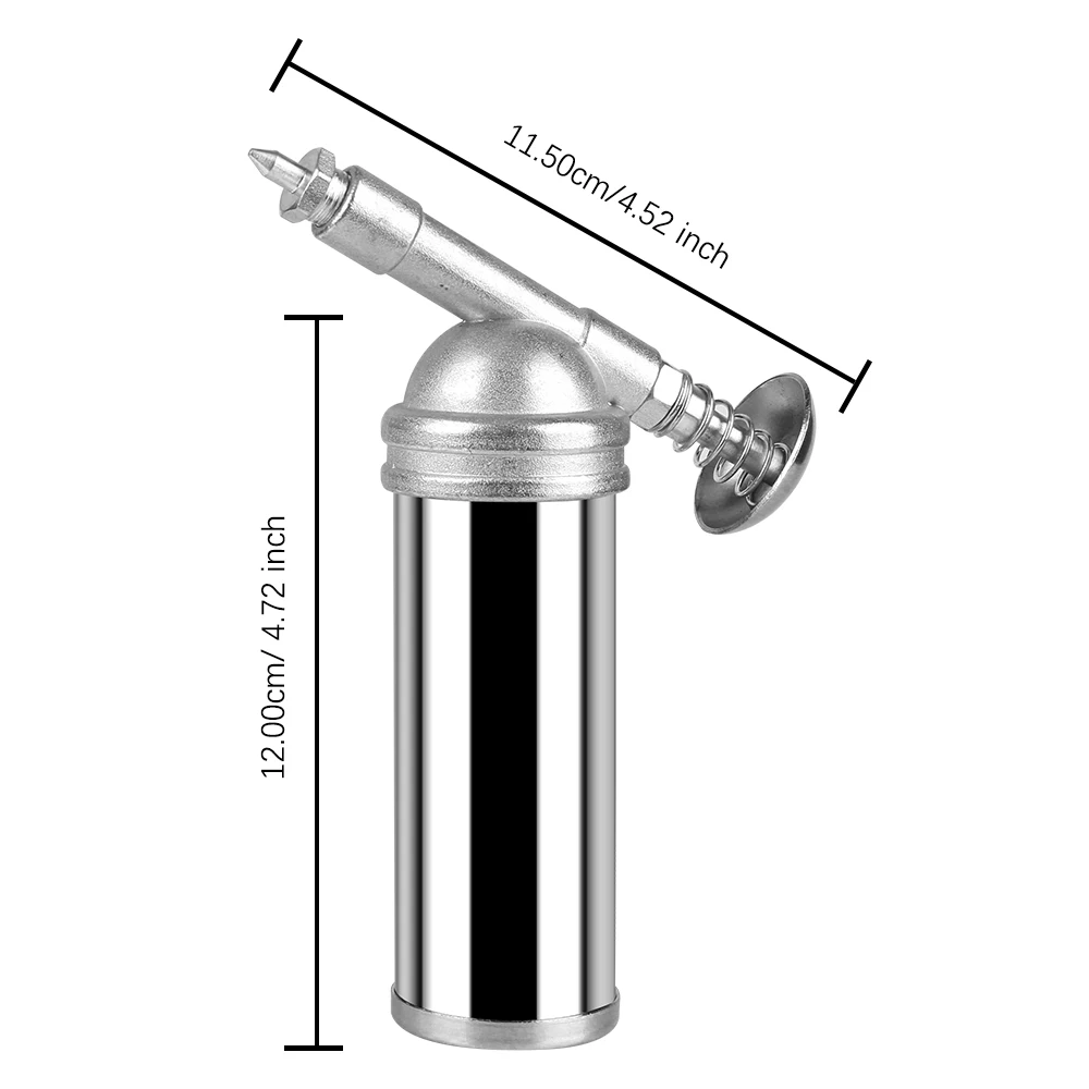 80cc Capacity 1000PSI Output Pressure Oiler Oiler Hand Tool Auto Accessories Mini Grease Gun Machine Handheld Alloy