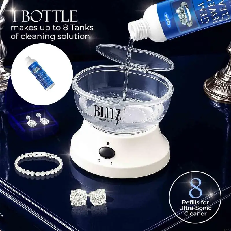 

Jewelry Cleaning Liquid 120ml Cleaner Solution For Rings Earrings Watches