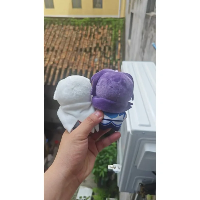 4개/세트 애니메이션 혼카이: 스타 레일 라이덴 보센모리 메이 Dr. 비율 Aventurine Kakavasha 10CM 봉제 인형 펜던트 키체인 플러시