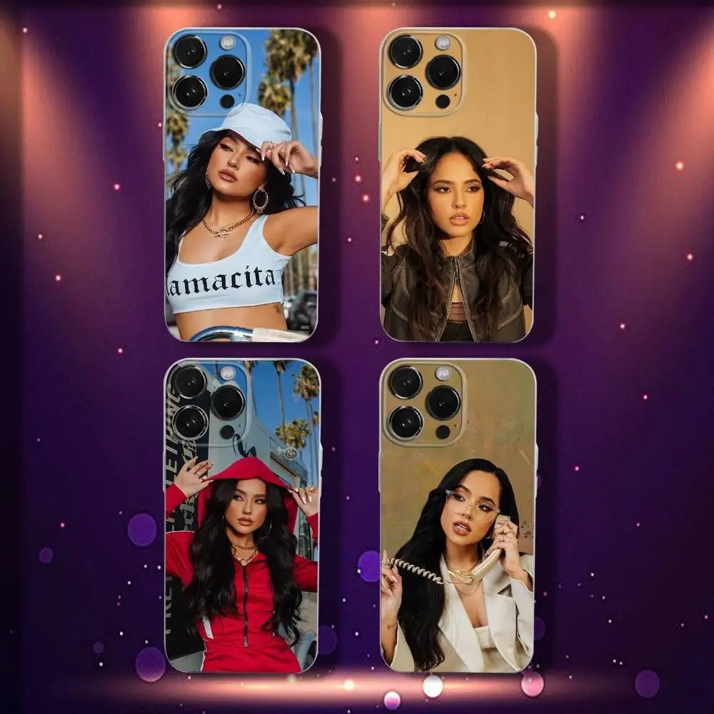 Funda Transparente Suave Becky S-Singer E-Encuentros G para iPhone 12, Mini, 16, 17, Plus, 11, 13, 15, 14, Pro, Max
