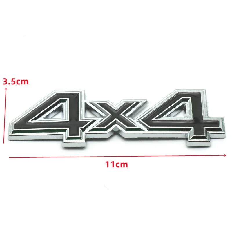 3D Metal Black Red For Car Trunk RC Jeep 4X4 Stickers CJ7 XJ Off Road Crawler Compas Grand Cherokee Wrangler 4X4 Accessories