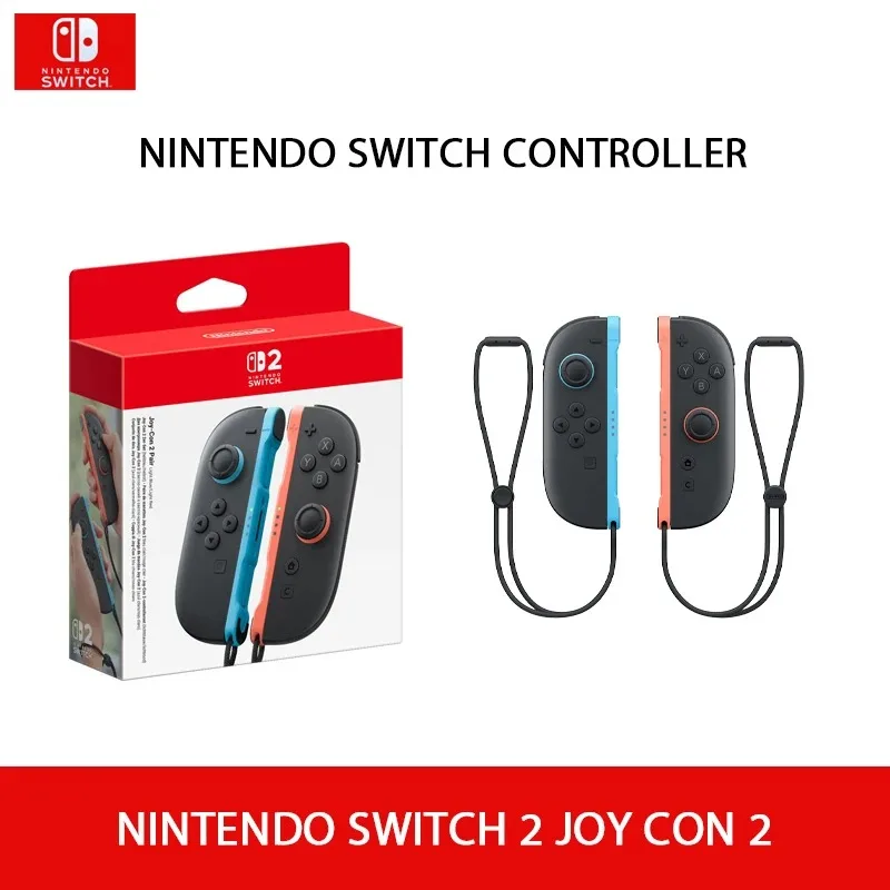 Nintendo Switch 2 Joy-Con 2 Paar - Lichtblauw/Lichtrood Compatibel met Ns2 Hall Effect Joystick Magnetische Verbinding Muismodus