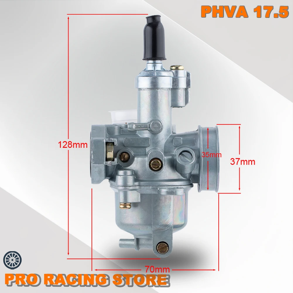 Carburetor For Dellorto PHVA 17.5 US For Honda Kymco SYM Peugeot 2T 50 50cc SH SA SXR Super 8 9 Yup Jet 4R Dink Moped Scooter