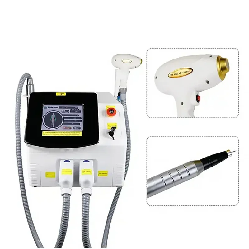 2024 Newest 808Nm Diode Laser Hair Removal Machine 3 Wavelength Hair Removal Laser Picosecond Laser Tattoo Removal Nd Yag Lase