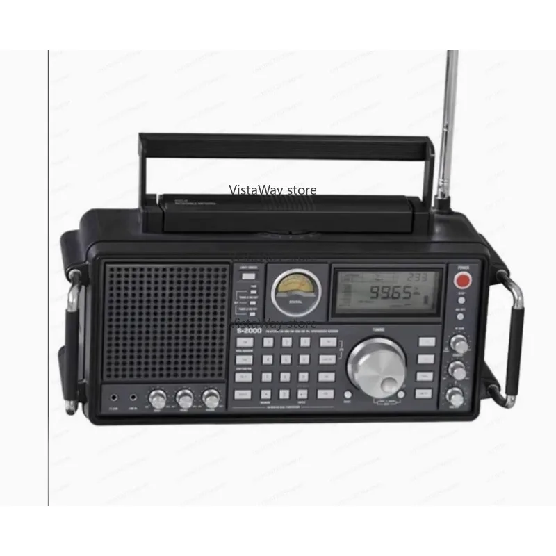 

S-2000 Radio FM Stereo Two-channel Output High-end Home Radio Full Band Ssb Single Sideband Aviation Used goods