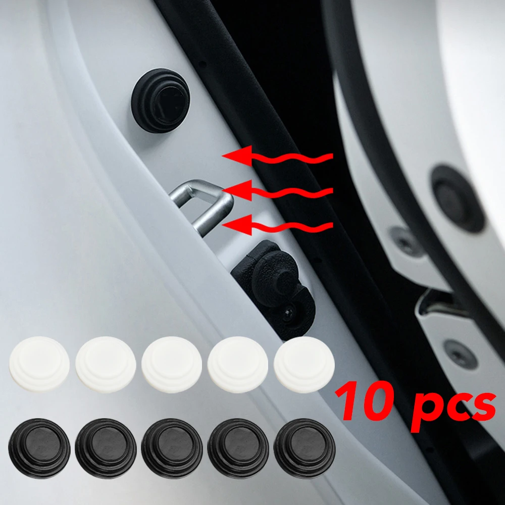 10x Car Door Trunk Shock Absorber Gasket Stickers Pad for Renault Twin-Z Twin-Run Symbol Vel Modus Eolab Twizy