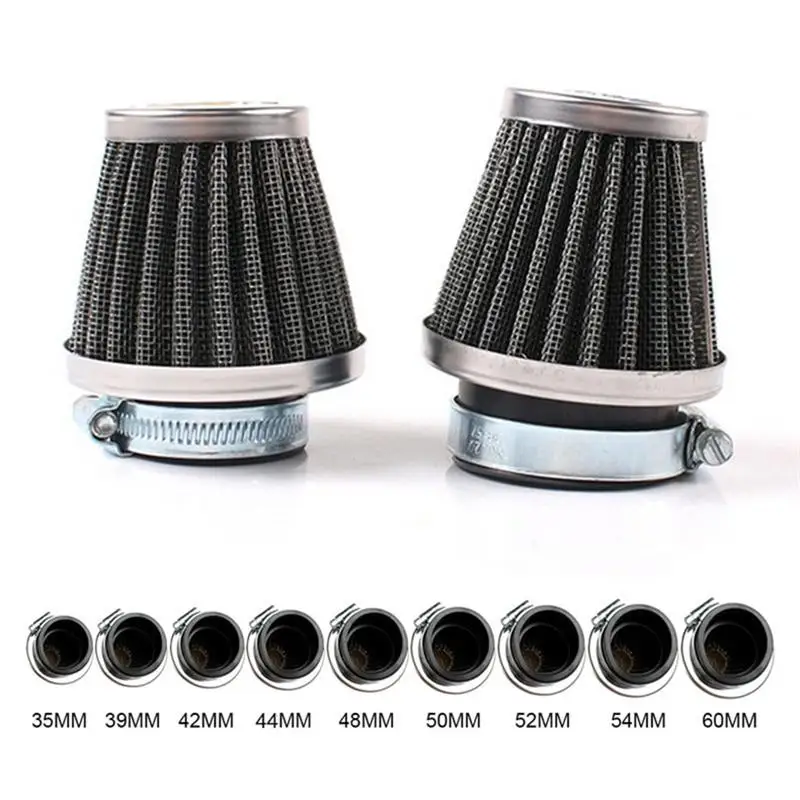 Motorcycle Air Filter Mushroom Head Filters Universal Motorcycle Carburetor Air Intake Filter Cleaner 35mm 44mm 50mm 54mm 60mm