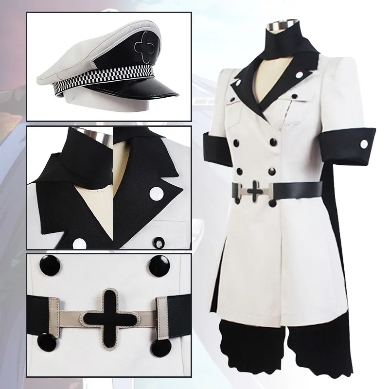 Anime Akame Ga KILL Esdeath Empire General Apparel Full Set Uniform Outfit Cosplay Costume Sexy Coat Scarf Tie Hat Uniform