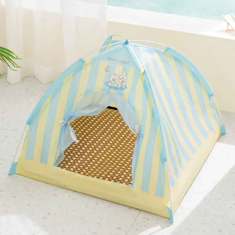 Casa de verano para gatos y perros pequeños – Colchoneta transpirable - imagen 4