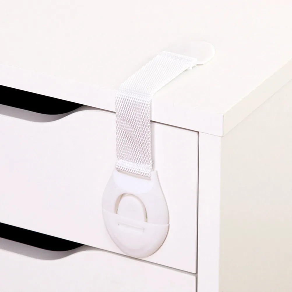 

15pcs Safety Latches Baby Proof Locks For Cabinet Drawer Refrigerator Door Child Safety Locks Hold Strong Adhesive Tape