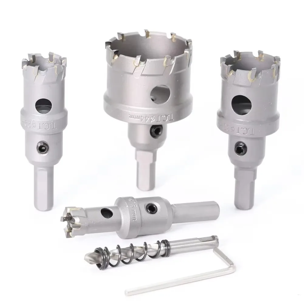 

1PC 5A Carbide Tip TCT Drill Bit Hole Saw 90-115mm Drill Bit Set Hole Saw Cutter For Stainless Steel Metal Alloy Drilling Bits