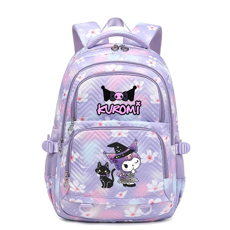 Kuromi Backpack School Bag sets For Kid Schoolbag Primary Cute Waterproof Girls Boy Bag Travel Bag Students Bookbag Mochila