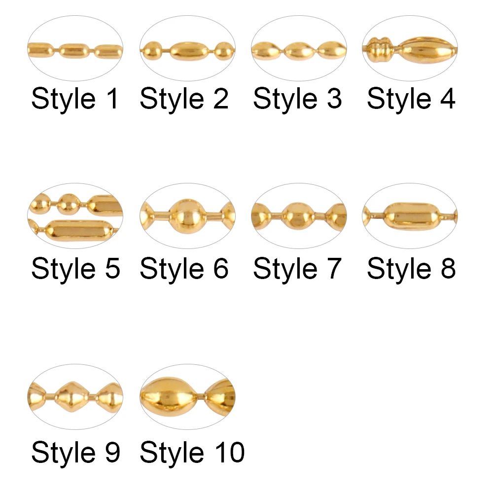 316 Stainless Steel Necklaces For Women Necklace Bead Necklace Choker Necklace Long Beads Chain Necklace Jewelry Gift Wholesale