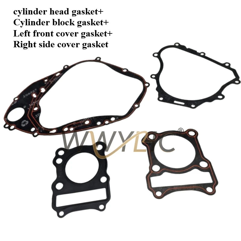 CF 스프링 브리즈 오토바이 6단 바부운 ST 바부운 125 실린더 헤드 가스켓 좌우 측면 커버 가스켓에 적합