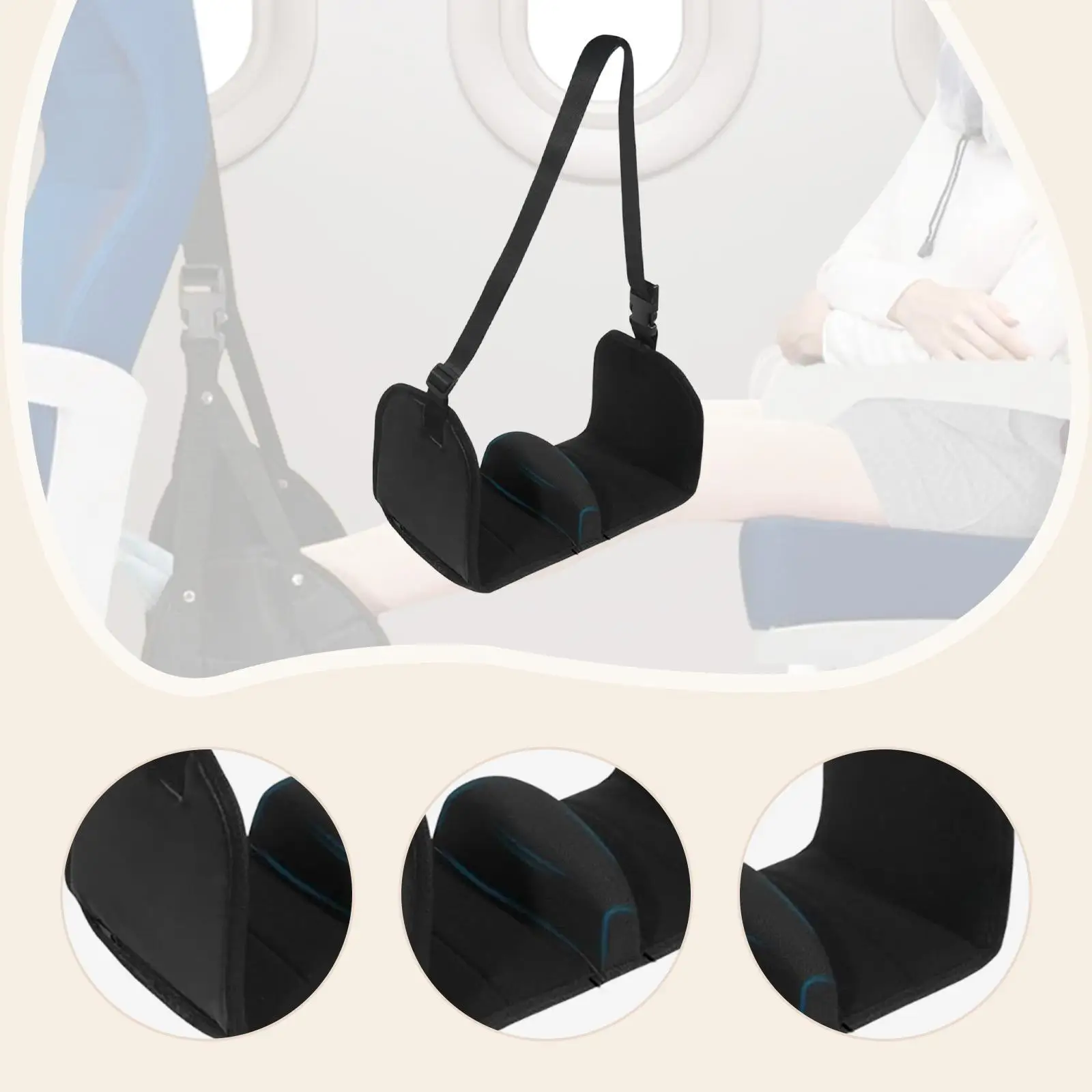 أرجوحة قدم الطائرة، استرخاء قدميك، تقسيم الطيران الطويل، يجب أن تمتلك ملحقات شماعات للعمل تحت المكتب، قطار طائر #5