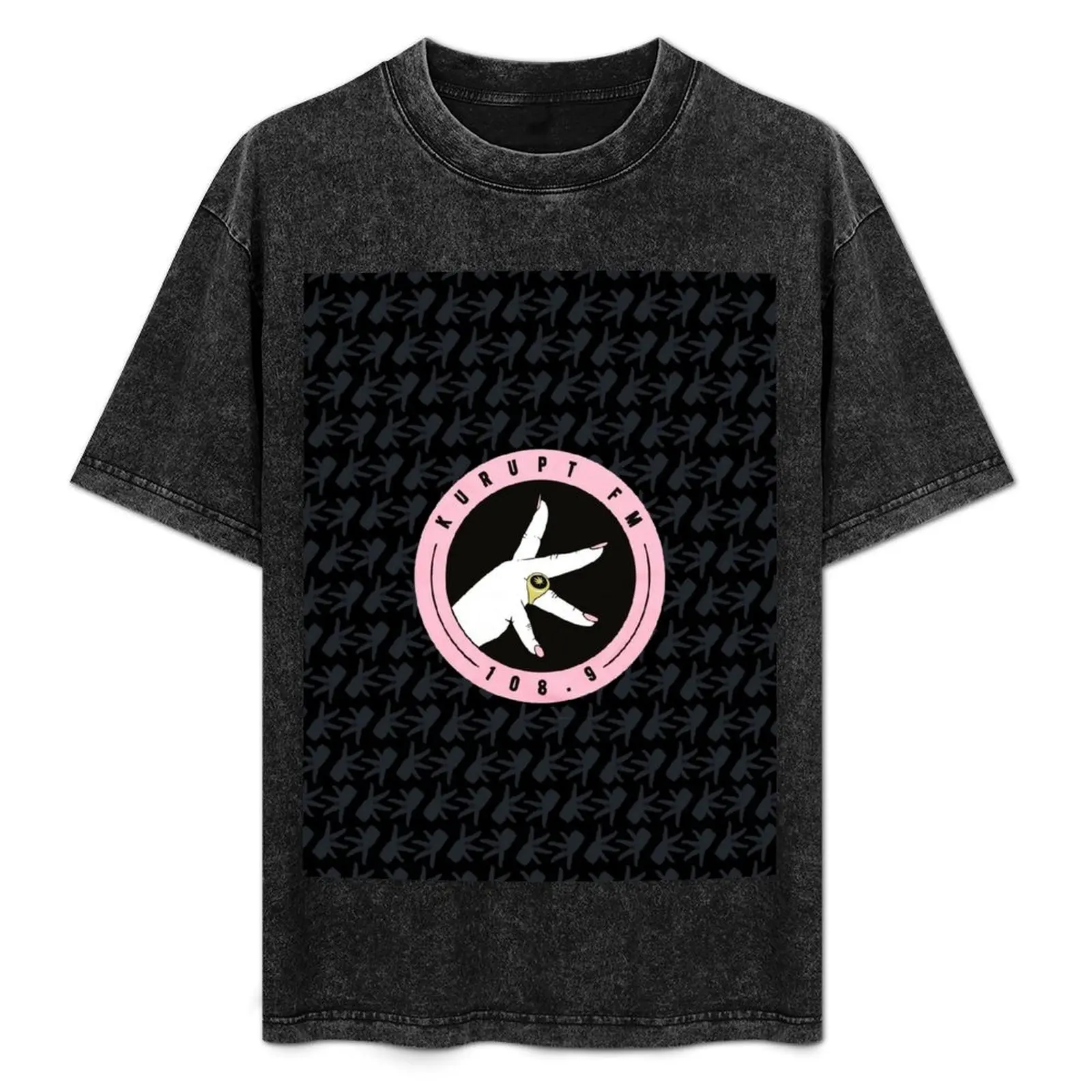 Kurupt FM Miche Logo T-Shirt street wear new edition oversize t-shirts man graphic t shirts sweat shirts, men